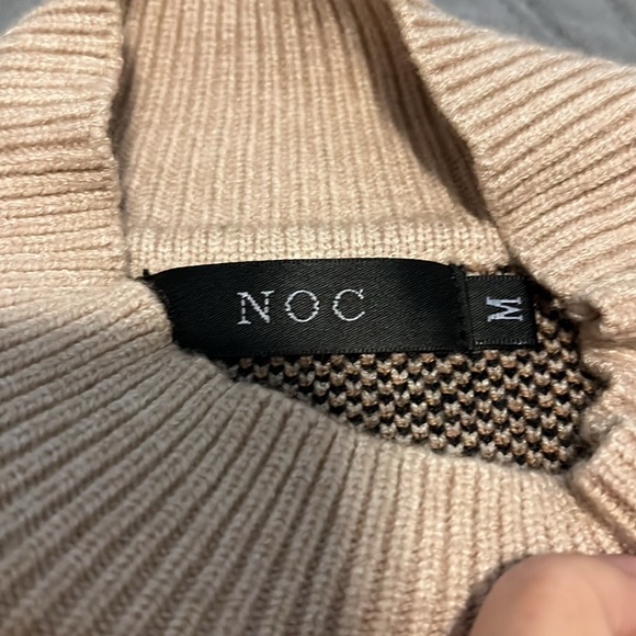 Cheetah Print Tan Sweater M - Picture 6 of 8